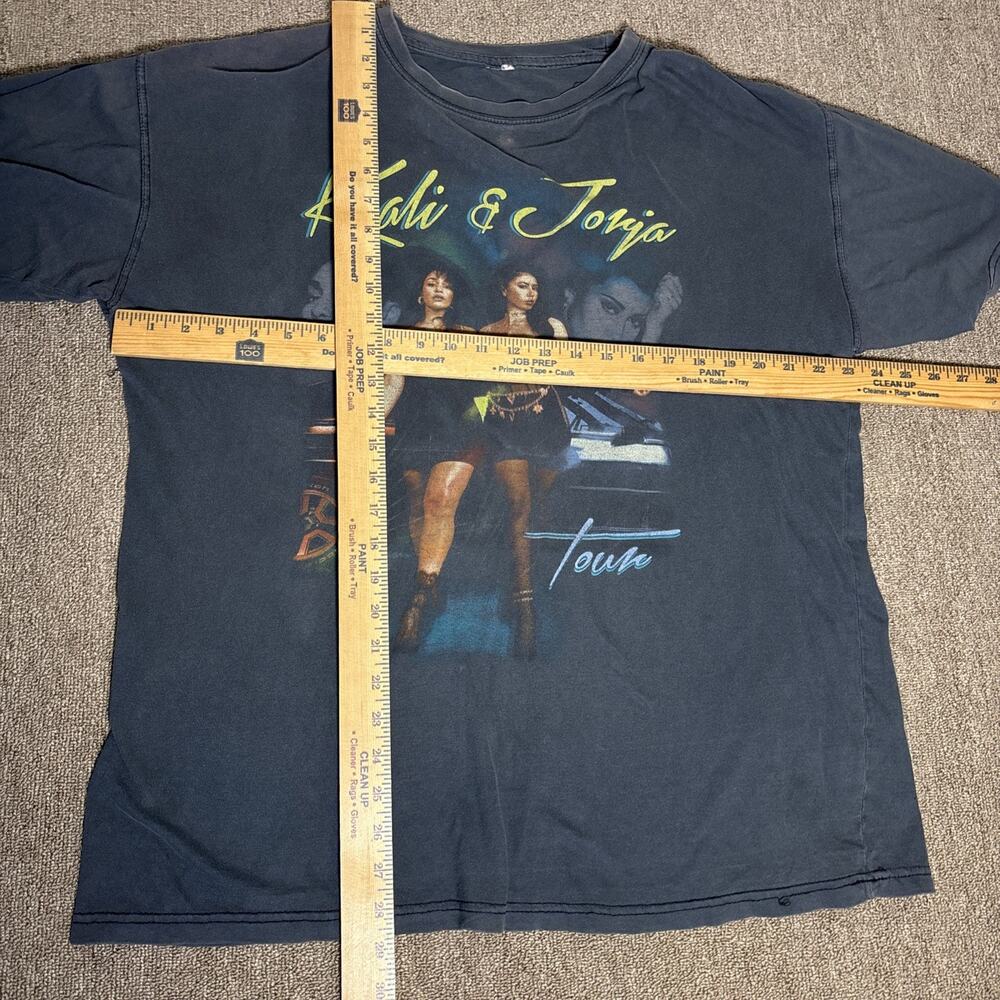 2019 Kali Uchis Jorja Smith Tour Shirt Fade Black XL - Picture 4 of 6